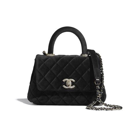 chanel con manico|Mini Flap Bag with Top Handle .